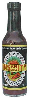 Dave's Gourmet Insanity Sauce